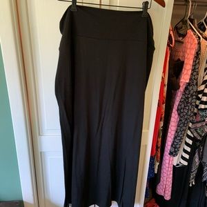 Gaded glory 2xl black maxi skirt